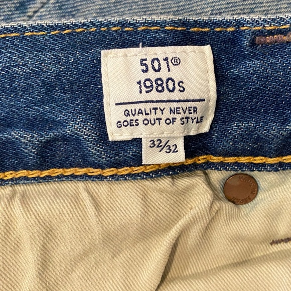 LEVI’S® MEN’S MADE IN JAPAN 1980S 501® JEANS size 32/32 NWOT $398 jeans - Picture 11 of 16